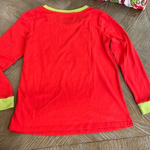 Grinch “Don’t Be A Grinch” Pajama Set Small 4 6 Matching Christmas - Picture 5 of 10